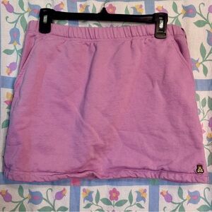 Women’s Teddy Fresh Bubblegum Pink Streetwear Mini Skirt With Pockets